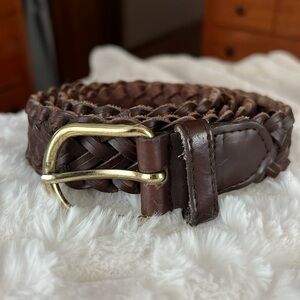 Leather belt